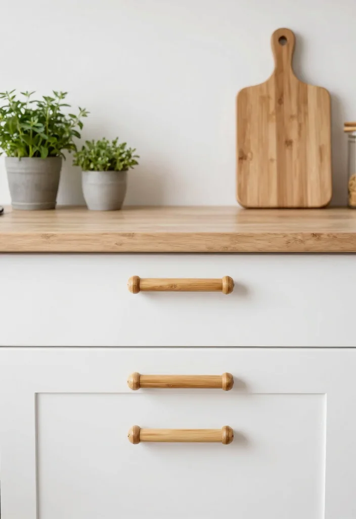 12 Kitchen Handle Ideas That Refresh Cabinets 14 12 Kitchen Handle Ideas That Refresh Cabinets 4. Bamboo Handles 0