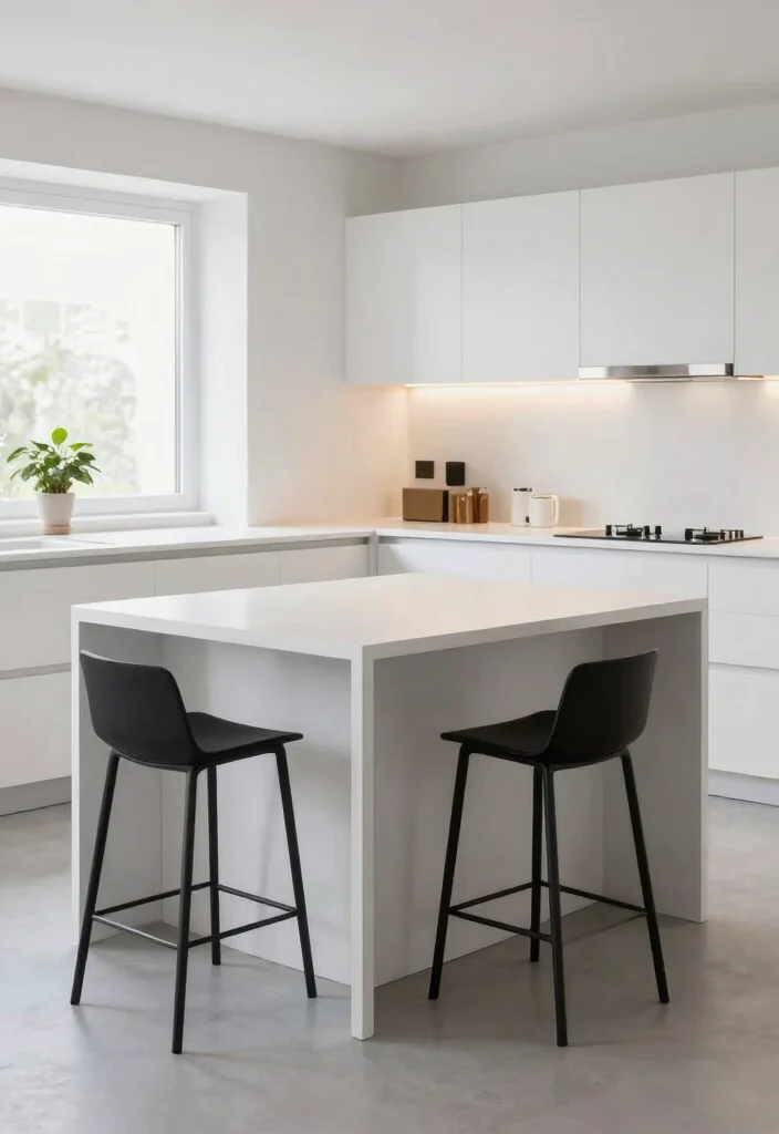 12 Kitchen Island Ideas for Cooking and Seating 1 12 Kitchen Island Ideas for Cooking and Seating 1. The Minimalist Marvel 0