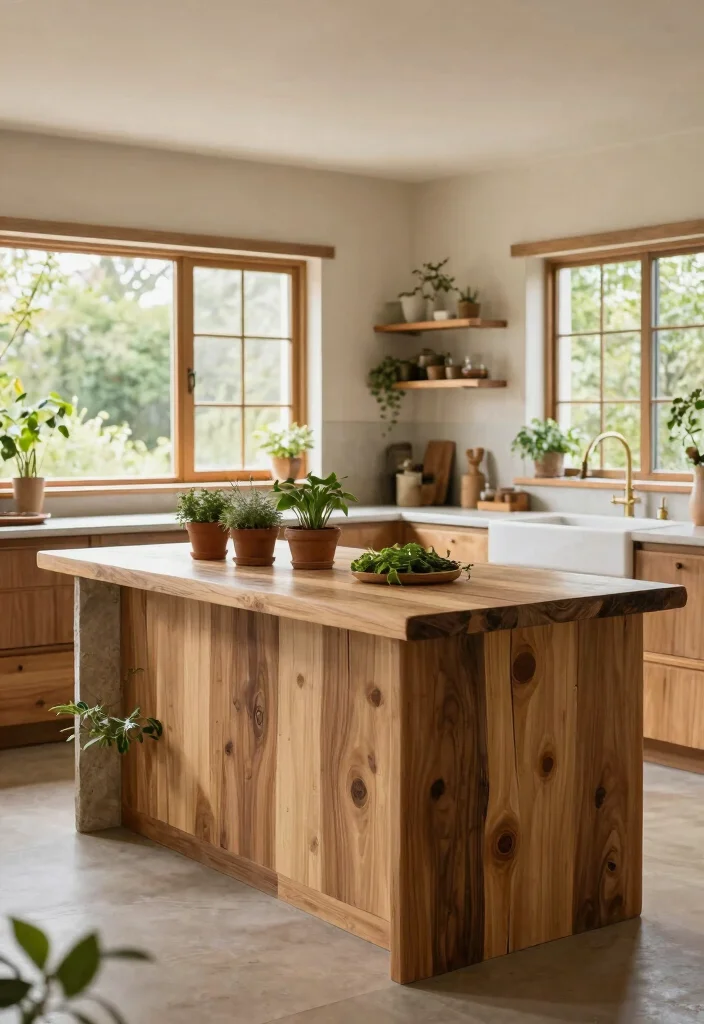 12 Kitchen Island Ideas for Cooking and Seating 62 12 Kitchen Island Ideas for Cooking and Seating 12. Nature Inspired Designs 0