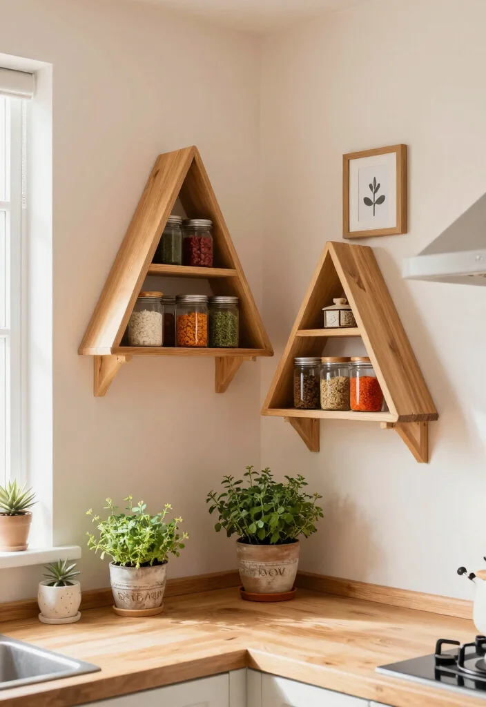 12 Kitchen Shelf Ideas That Balance Decor and Storage 23 12 Kitchen Shelf Ideas That Balance Decor and Storage 3. Corner Shelves for Maximizing Space 0