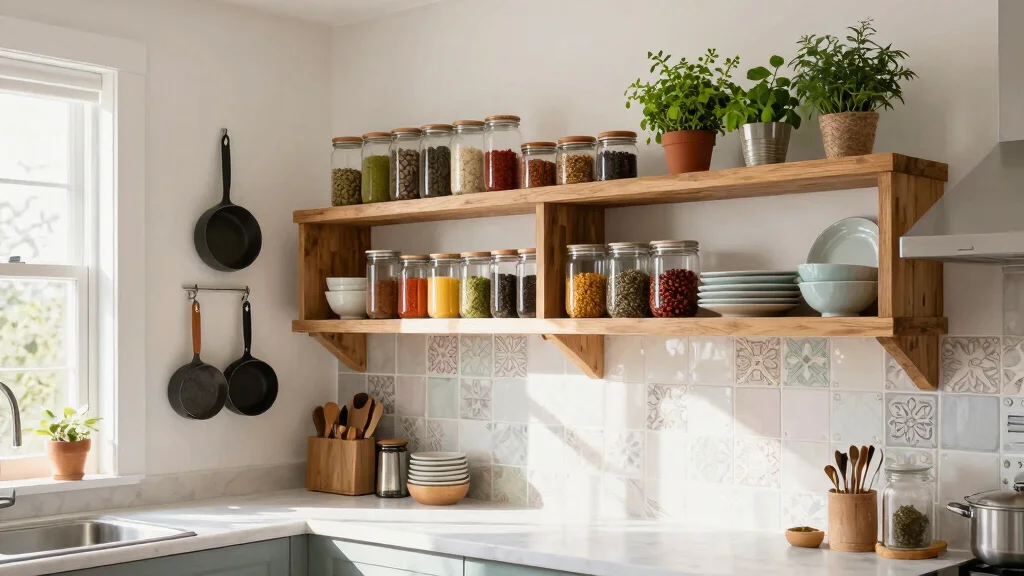 12 Kitchen Shelf Ideas That Balance Decor and Storage