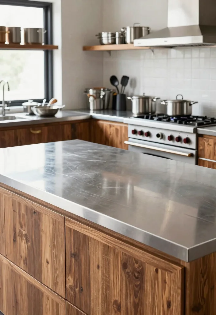 12 Kitchen Worktop Ideas That Look Expensive 33 12 Kitchen Worktop Ideas That Look Expensive 7. Stainless Steel Countertops 0