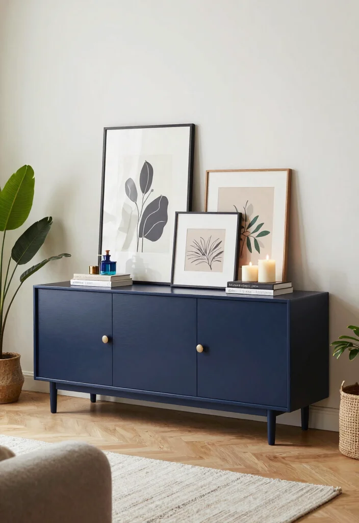 12 Living Room Cabinet Ideas for Storage and Style 48 12 Living Room Cabinet Ideas for Storage and Style 8. Chic Sideboard 0