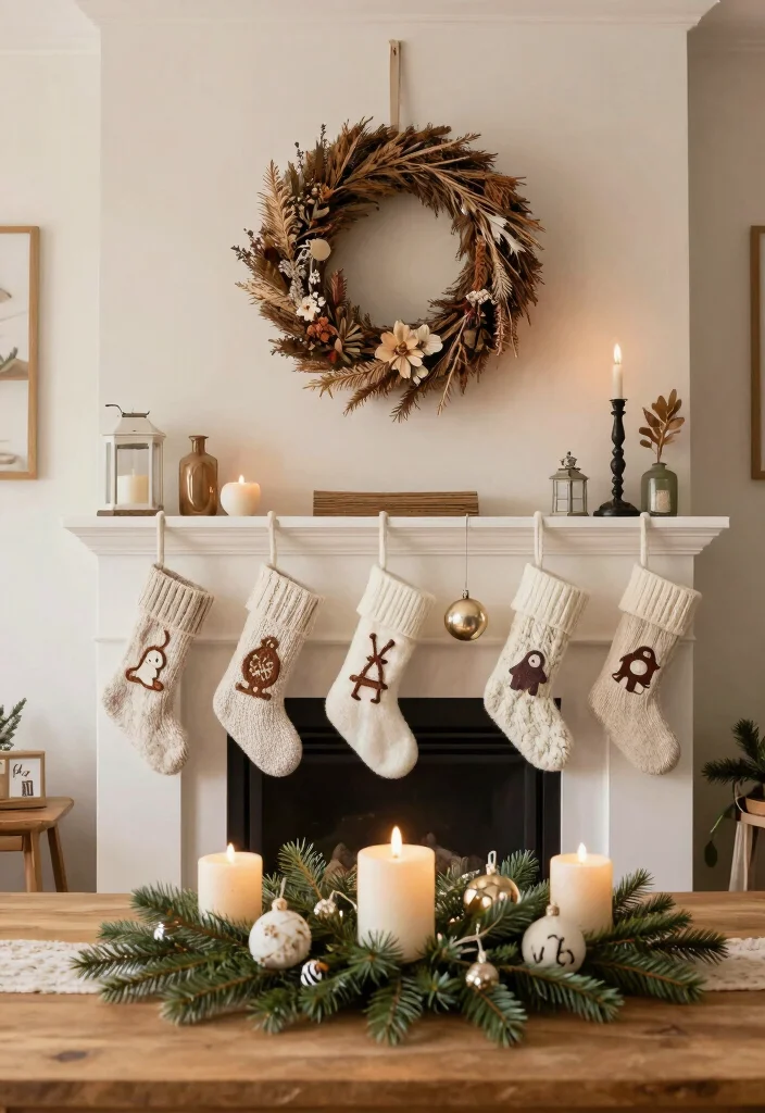 12 Living Room Christmas Decor Ideas That Feel Cozy 6. Handcrafted Holiday Touches 0