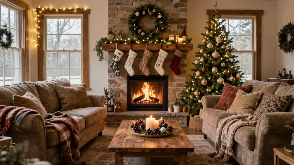 12 Living Room Christmas Decor Ideas That Feel Cozy