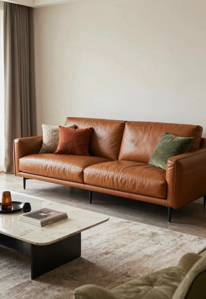 12 Living Room Sofa Ideas for Comfort and Style Sustainable and Eco Friendly Options 11. Eco Friendly Leather Alternatives 0