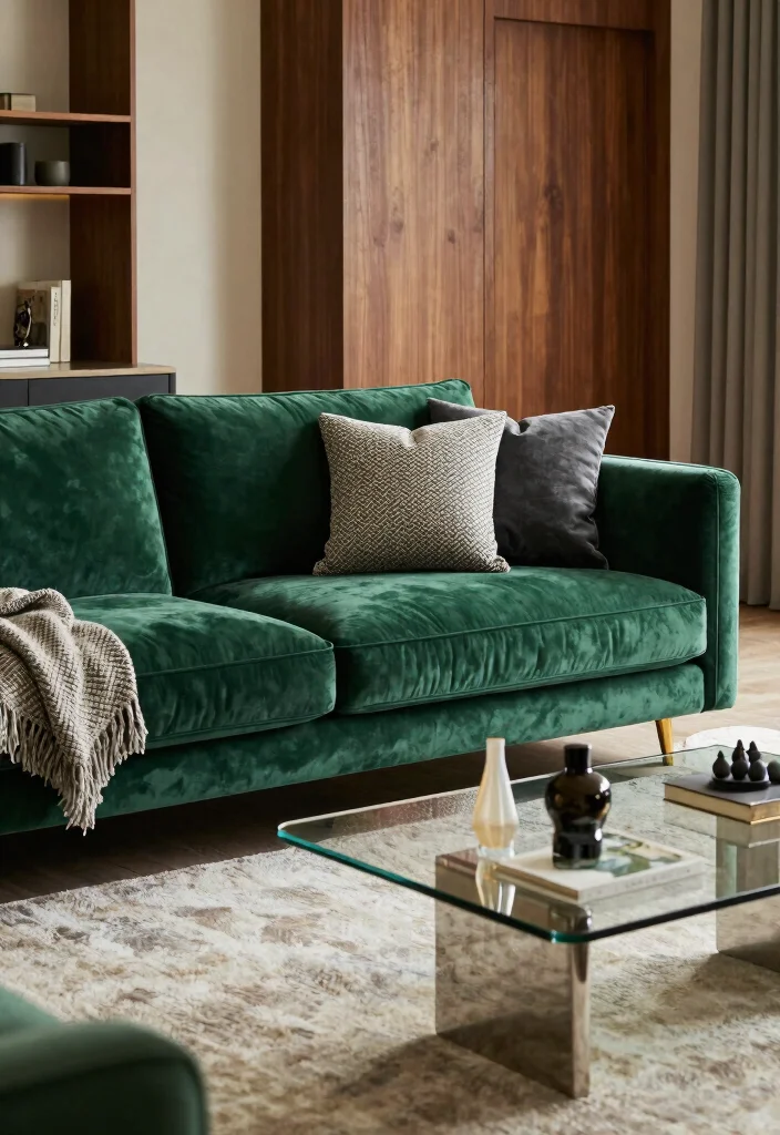 12 Living Room Sofa Ideas for Comfort and Style Sustainable and Eco Friendly Options 5. Velvet Sofas with Natural Dyes 0
