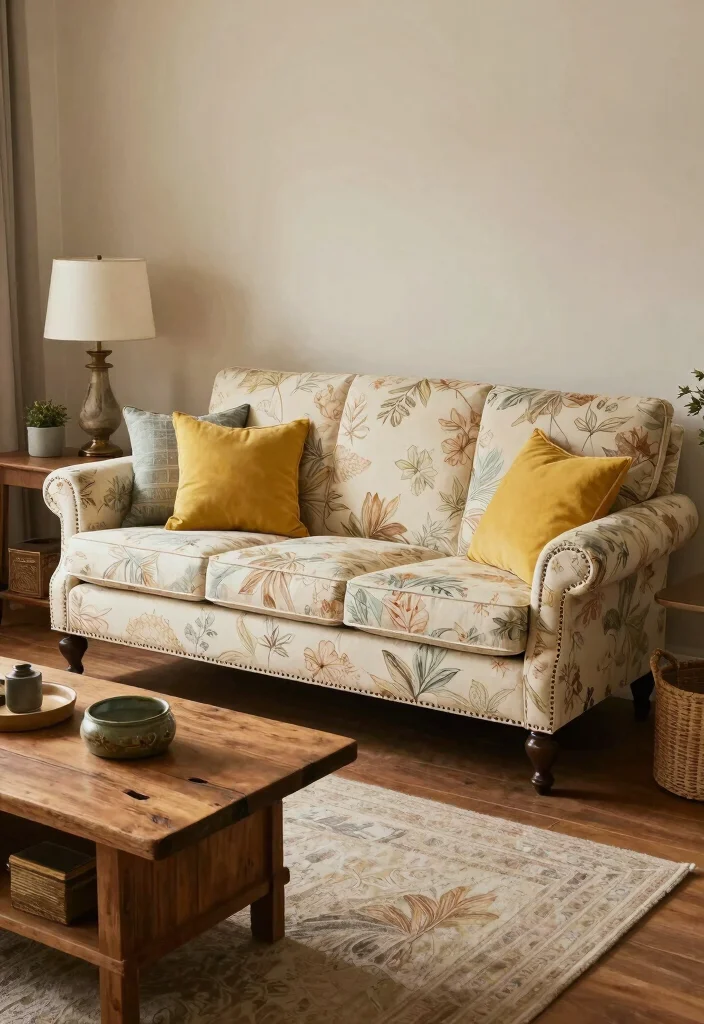 12 Living Room Sofa Ideas for Comfort and Style Sustainable and Eco Friendly Options 6. Vintage Inspired Sofas with Sustainable Upholstery 0
