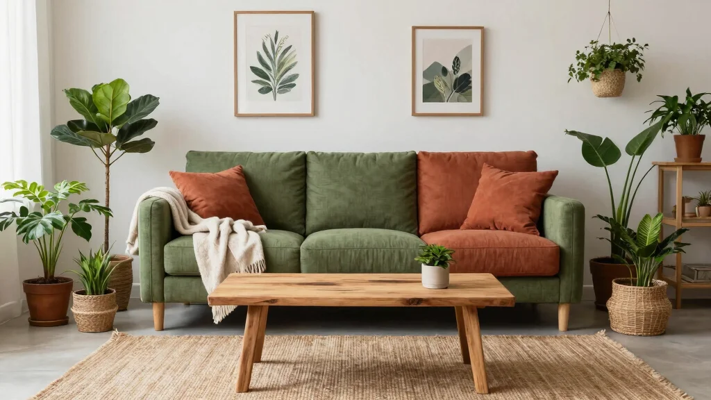 12 Living Room Sofa Ideas for Comfort and Style: Sustainable and Eco-Friendly Options