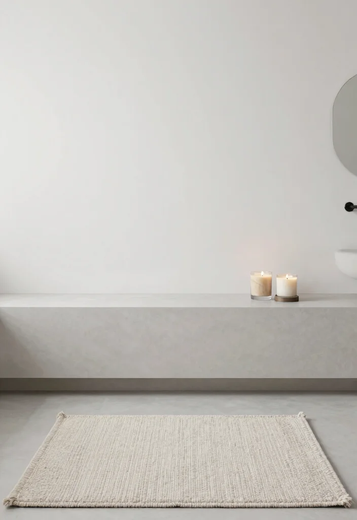 12 Minimalist Bathroom Decor Ideas for a Calm Clean Look 12. Personalize with Subtle Accents 0