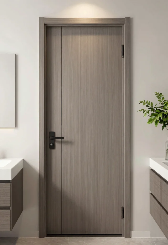12 Modern Bathroom Door Ideas That Instantly Elevate Style 5. Eco Friendly Composite Doors 0