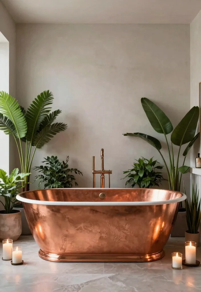 12 Moroccan Bathroom Ideas with Color Pattern and Texture 49 12 Moroccan Bathroom Ideas with Color Pattern and Texture 9. Statement Bathtubs 0