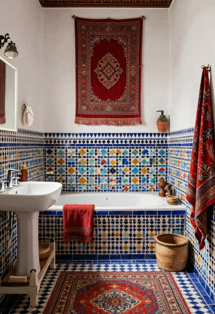 12 Moroccan Bathroom Ideas with Color Pattern and Texture 63 12 Moroccan Bathroom Ideas with Color Pattern and Texture Conclusion 0