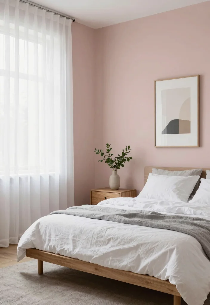 12 Pink Bedroom Ideas That Feel Stylish Not Sweet 1. Soft Blush as a Base 0