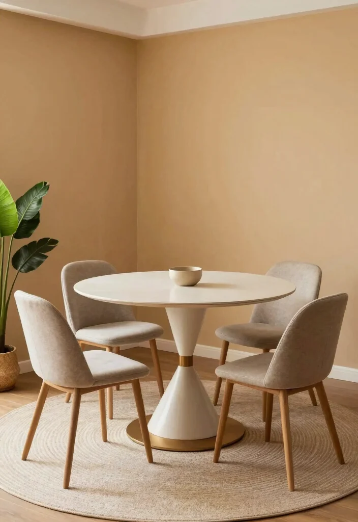 12 Small Living Room Dining Area Ideas That Work 2 12 Small Living Room Dining Area Ideas That Work 2. Opt for a Round Table 0