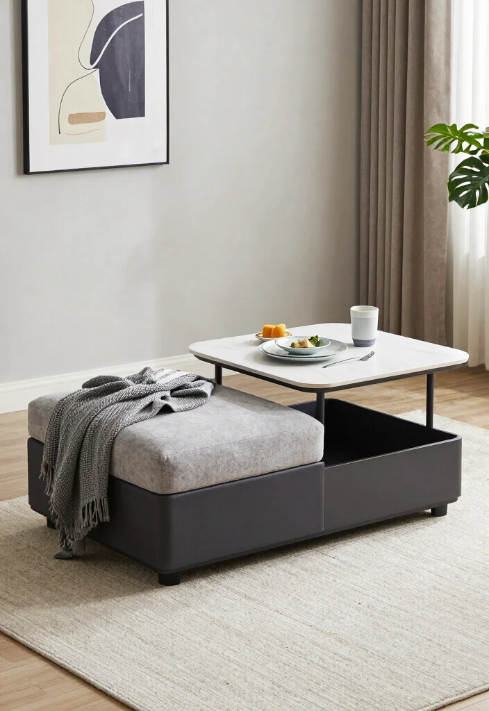 12 Small Living Room Dining Area Ideas That Work 4 12 Small Living Room Dining Area Ideas That Work 4. Choose Multifunctional Furniture 0