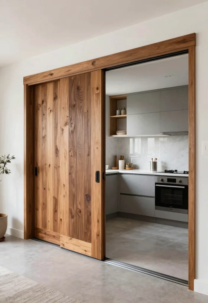 12 Small Modular Kitchen Ideas That Maximize Space 37 12 Small Modular Kitchen Ideas That Maximize Space 7. Sliding or Pocket Doors 0