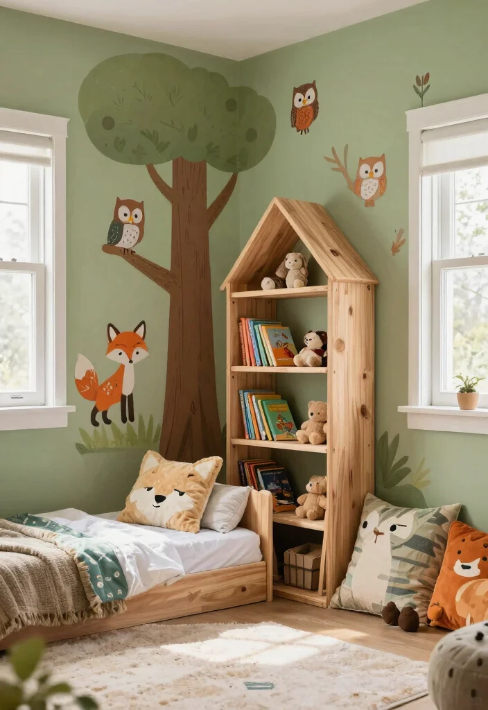 12 Toddler Bedroom Ideas That Are Cute and Practical 1 12 Toddler Bedroom Ideas That Are Cute and Practical 1. Woodland Whimsy 0