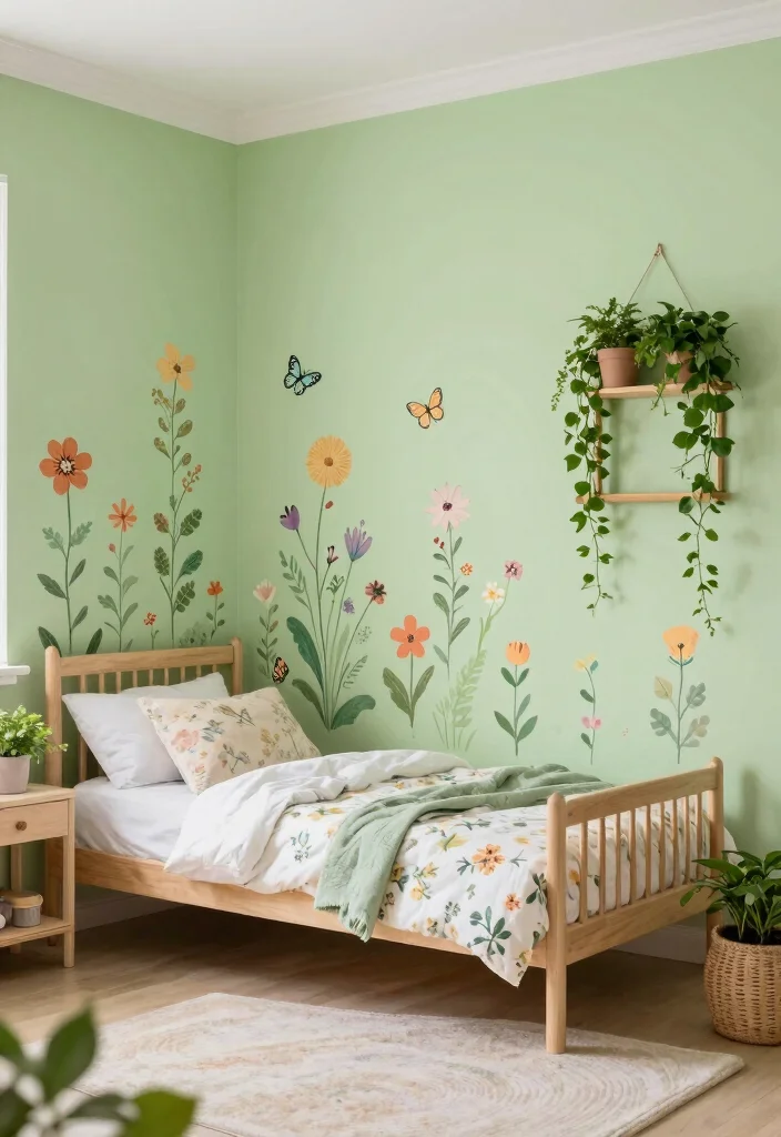 12 Toddler Bedroom Ideas That Are Cute and Practical 61 12 Toddler Bedroom Ideas That Are Cute and Practical 11. Garden Oasis 0