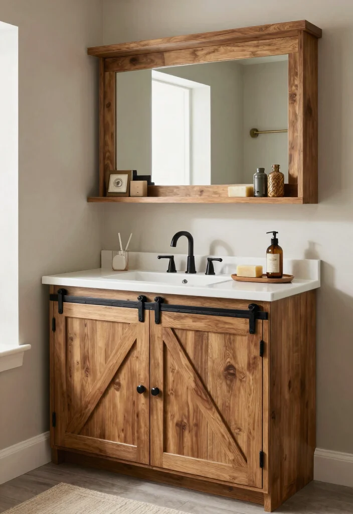 12 Western Bathroom Ideas with Rustic Character 30 12 Western Bathroom Ideas with Rustic Character 10. Customized Cabinetry 0