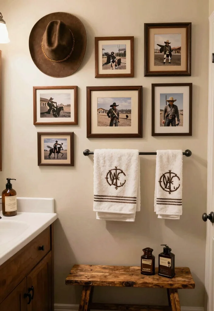 12 Western Bathroom Ideas with Rustic Character 52 12 Western Bathroom Ideas with Rustic Character 12. Personalized Touches 0