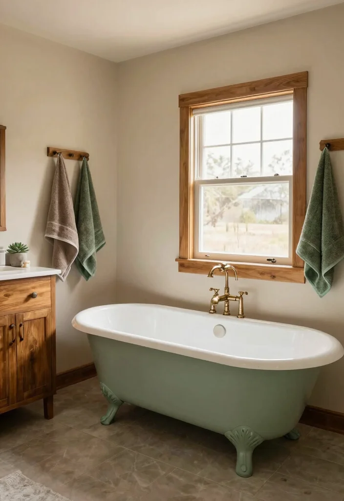 12 Western Bathroom Ideas with Rustic Character 14 12 Western Bathroom Ideas with Rustic Character 4. Earthy Color Palette 0