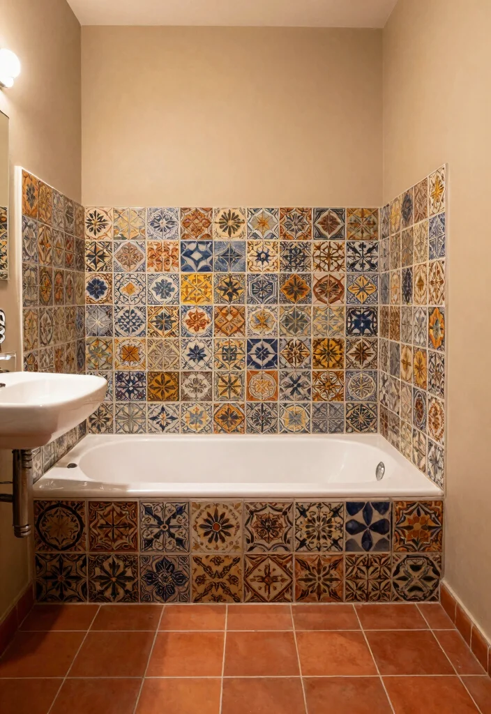 12 Western Bathroom Ideas with Rustic Character 26 12 Western Bathroom Ideas with Rustic Character 6. Unique Tile Designs 0