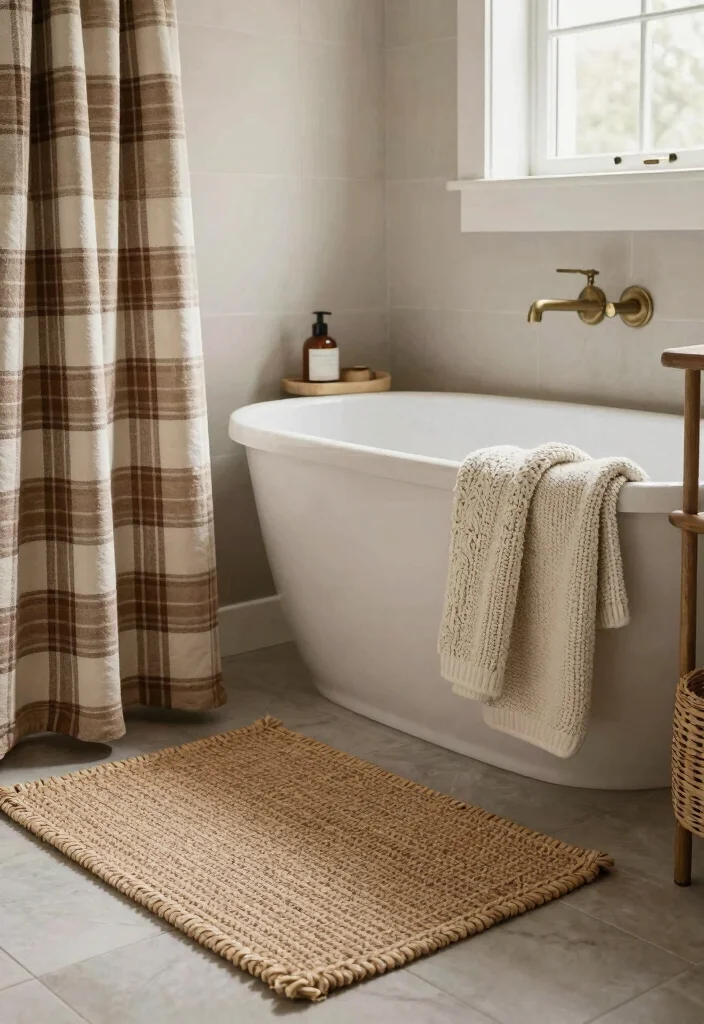 12 Western Bathroom Ideas with Rustic Character 29 12 Western Bathroom Ideas with Rustic Character 9. Rustic Textile Choices 0