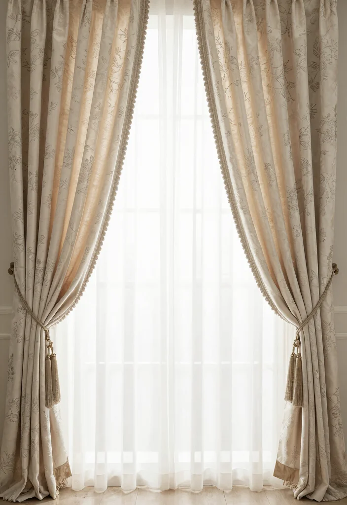 12 Women Bedroom Ideas with Soft Elegant Touches 10. Luxe Fabrics for Drapes and Curtains 0