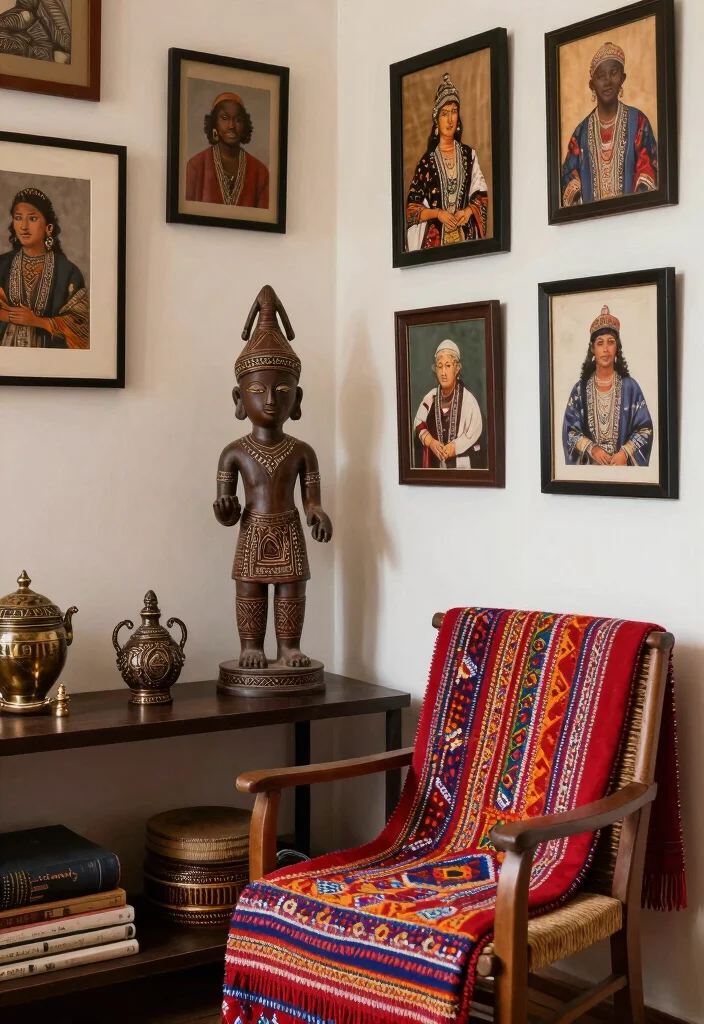 12 Women Bedroom Ideas with Soft Elegant Touches 12. Incorporating Cultural Artifacts 0