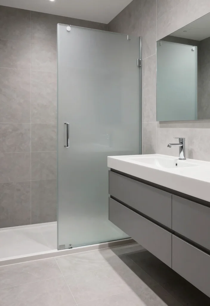 14 Bathroom Interior Ideas for a Polished Modern Look 2. Monochromatic Magic 0