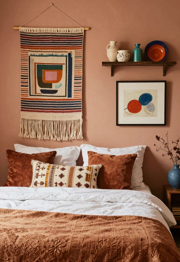 14 Bedroom Aesthetic Ideas Everyone Is Saving 32 14 Bedroom Aesthetic Ideas Everyone Is Saving 12. Artistic Touches and Handmade Decor 0