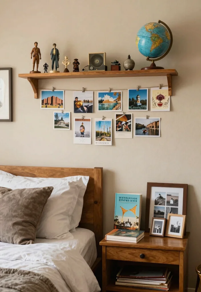 14 Bedroom Aesthetic Ideas Everyone Is Saving 43 14 Bedroom Aesthetic Ideas Everyone Is Saving 13. Personal Mementos and Travel Souvenirs 0