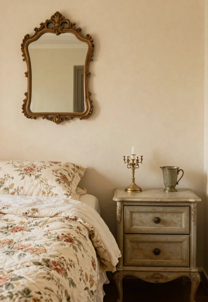 14 Bedroom Makeover Ideas That Change Everything 12. Incorporating Vintage Finds 0