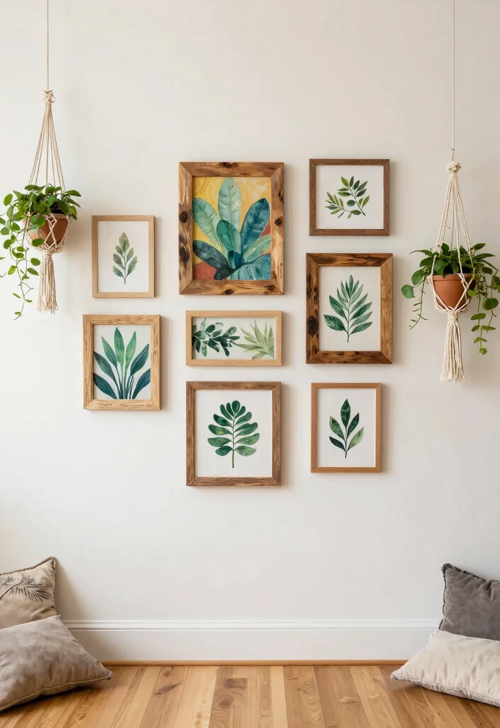 14 Bedroom Makeover Ideas That Change Everything 5. Eco Friendly Wall Art 0