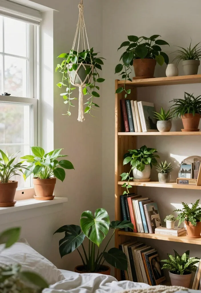 14 Bedroom Makeover Ideas That Change Everything 6. Greenery as Decor 0