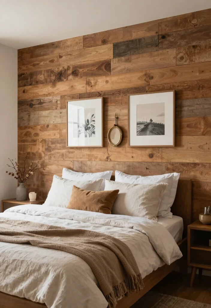 14 Cozy Aesthetic Bedroom Ideas with Warm Details 38 14 Cozy Aesthetic Bedroom Ideas with Warm Details 8. Textured Wall Treatments 0