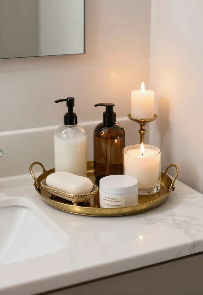 14 Elegant Bathroom Ideas That Feel Timeless and Refined 13. Refined Accessories 0