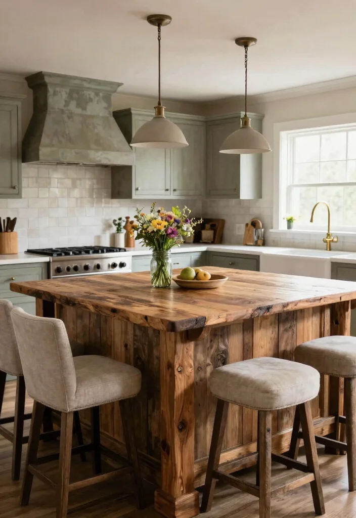 14 Kitchen Island Ideas with Seating Everyone Loves 1 14 Kitchen Island Ideas with Seating Everyone Loves 1. Classic Reclaimed Wood Island 0
