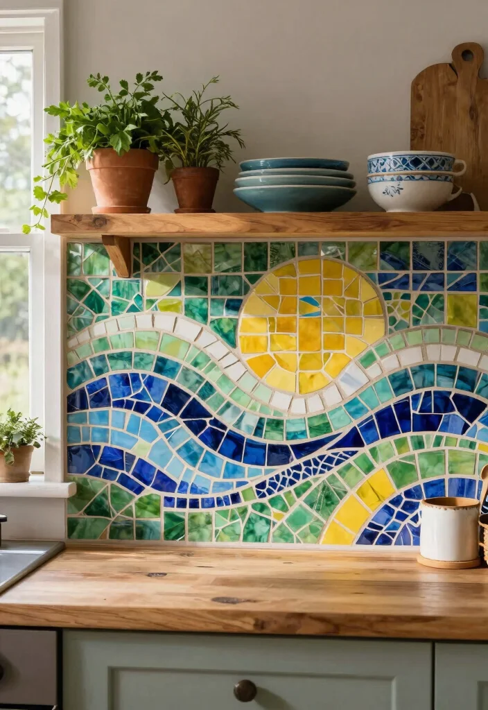 14 Kitchen Tile Ideas That Transform the Space 1 14 Kitchen Tile Ideas That Transform the Space 1. Mosaic Magic 0