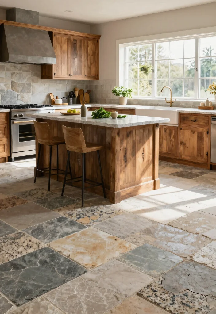 14 Kitchen Tile Ideas That Transform the Space 40 14 Kitchen Tile Ideas That Transform the Space 10. Natural Stone Elegance 0