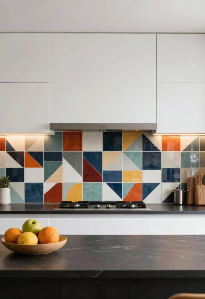 14 Kitchen Tile Ideas That Transform the Space 24 14 Kitchen Tile Ideas That Transform the Space 4. Bold Geometric Patterns 0