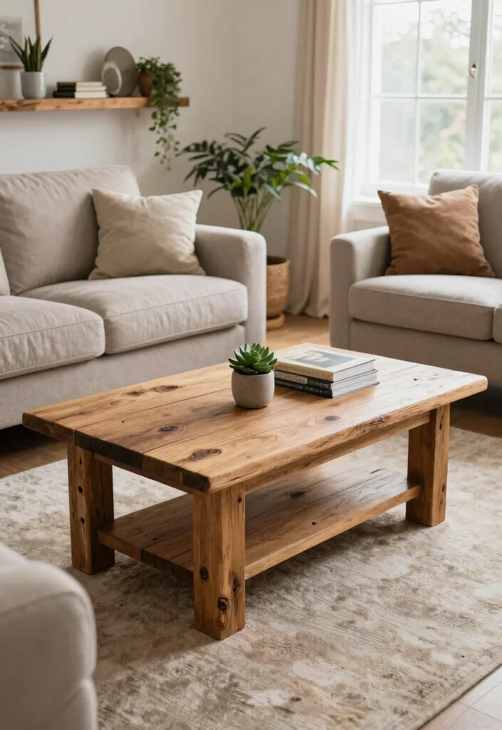 14 Living Room Decoration Ideas for a Finished Look 1 14 Living Room Decoration Ideas for a Finished Look 1. Reclaimed Wood Furniture 0