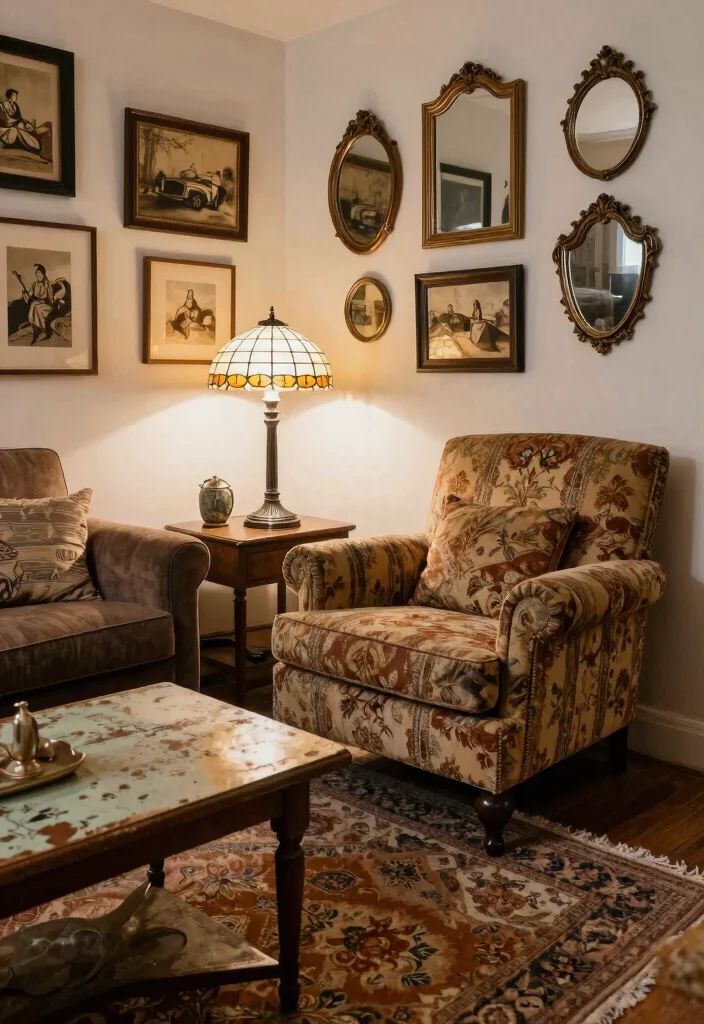 14 Living Room Decoration Ideas for a Finished Look 37 14 Living Room Decoration Ideas for a Finished Look 7. Vintage and Thrifted Pieces 0