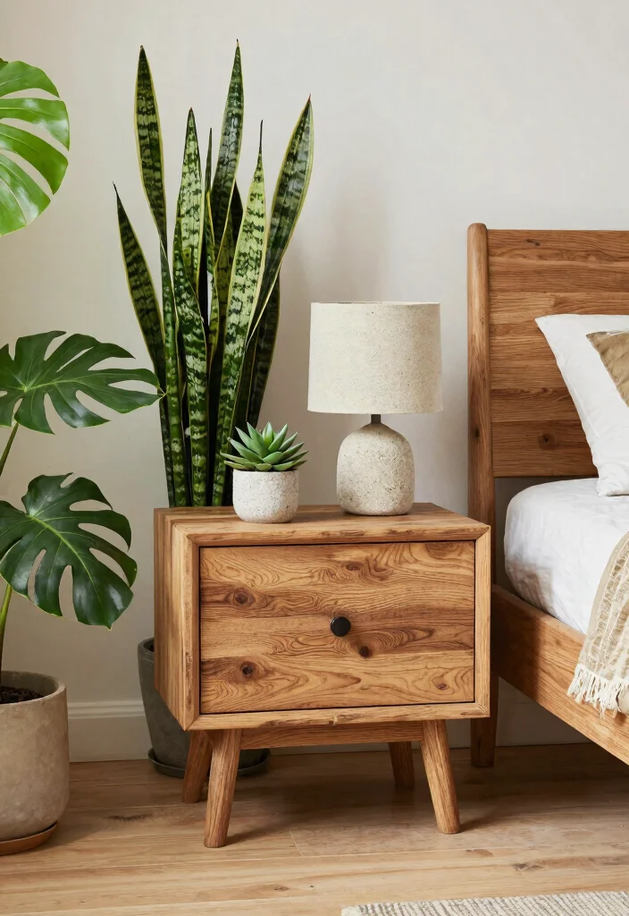 14 Modern Bedroom Ideas with Clean Lines 3. Incorporate Natural Elements 0