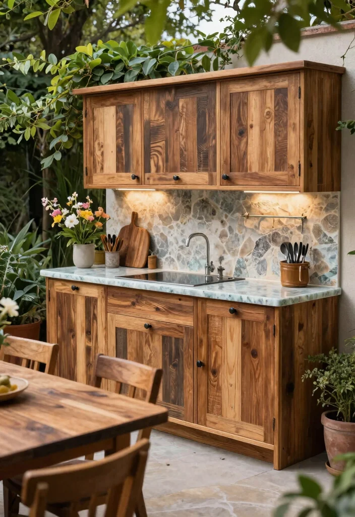 14 Outdoor Kitchen Design Ideas for Entertaining 1. Eco Friendly Materials 0