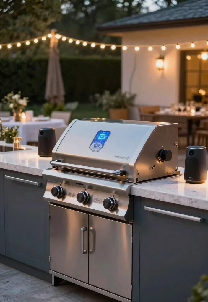 14 Outdoor Kitchen Design Ideas for Entertaining 6. Smart Technology Integration 0