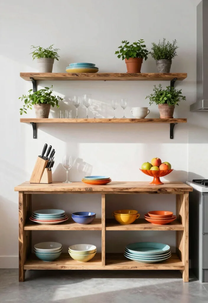 15 Kitchen Makeover Ideas That Feel Brand New 5. Minimalist Open Shelving 0
