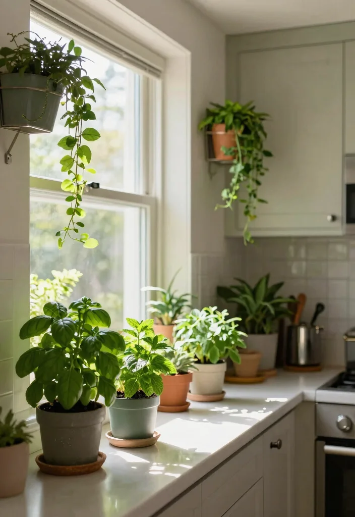 15 Kitchen Makeover Ideas That Feel Brand New 7. Incorporate Indoor Plants 0