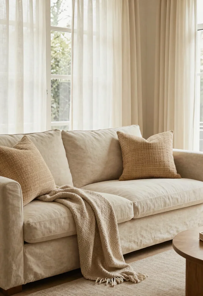 18 Luxury Modern Living Room Ideas That Feel High End 4. Sustainable Textiles 0